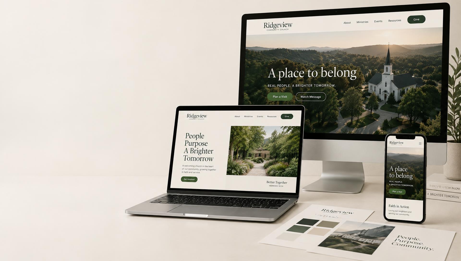 Ridgeview Community Church sample design